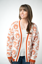 Load image into Gallery viewer, Pumpkins Pocket Cardigan