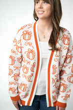 Load image into Gallery viewer, Pumpkins Pocket Cardigan