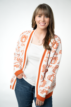 Load image into Gallery viewer, Pumpkins Pocket Cardigan