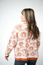 Load image into Gallery viewer, Pumpkins Pocket Cardigan