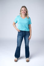 Load image into Gallery viewer, Sophie Tee - Aqua Blue