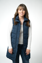 Load image into Gallery viewer, Harlow Long Vest - Navy