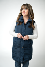 Load image into Gallery viewer, Harlow Long Vest - Navy