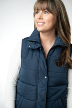 Load image into Gallery viewer, Harlow Long Vest - Navy
