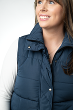 Load image into Gallery viewer, Harlow Long Vest - Navy