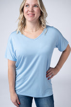 Load image into Gallery viewer, Chloe Cozy Tee - Sky Blue