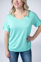 Load image into Gallery viewer, Chloe Cozy Tee - Turquoise