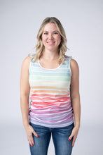 Load image into Gallery viewer, Ava Tank - Rainbow Stripes