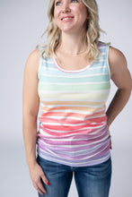 Load image into Gallery viewer, Ava Tank - Rainbow Stripes