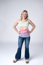 Load image into Gallery viewer, Ava Tank - Rainbow Stripes