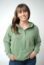 Load image into Gallery viewer, Ryker Vintage Wash Hoodie- Olive