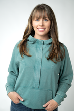 Load image into Gallery viewer, Ryker Vintage Wash Hoodie- Teal