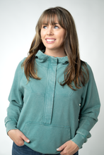 Load image into Gallery viewer, Ryker Vintage Wash Hoodie- Teal