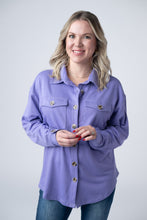 Load image into Gallery viewer, Brenna Button Down Top - Purple