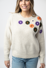Load image into Gallery viewer, Fall Floral Sweater - Beige