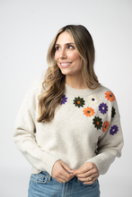 Load image into Gallery viewer, Fall Floral Sweater - Beige