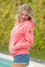 Load image into Gallery viewer, Fullzip Hoodie - Sunkissed Coral