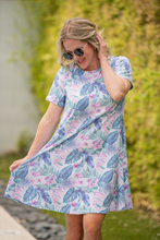 Load image into Gallery viewer, Alicia Dress - Tropical Leaf
