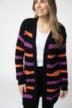 Load image into Gallery viewer, Halloween Striped Cardigan