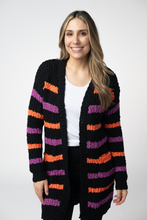Load image into Gallery viewer, Halloween Striped Cardigan