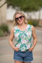 Load image into Gallery viewer, Noelle Tank - Tropical Leaf