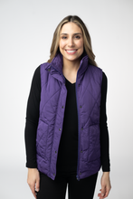 Load image into Gallery viewer, Remy Zip Up Vest - Purple