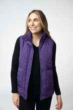 Load image into Gallery viewer, Remy Zip Up Vest - Purple