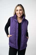 Load image into Gallery viewer, Remy Zip Up Vest - Purple