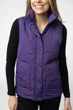 Load image into Gallery viewer, Remy Zip Up Vest - Purple