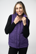 Load image into Gallery viewer, Remy Zip Up Vest - Purple