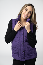 Load image into Gallery viewer, Remy Zip Up Vest - Purple