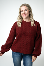 Load image into Gallery viewer, Dakota Sweater - Burgundy