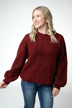 Load image into Gallery viewer, Dakota Sweater - Burgundy