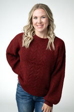 Load image into Gallery viewer, Dakota Sweater - Burgundy