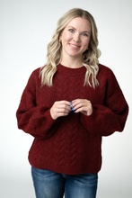 Load image into Gallery viewer, Dakota Sweater - Burgundy
