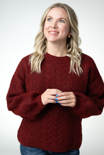 Load image into Gallery viewer, Dakota Sweater - Burgundy