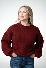 Load image into Gallery viewer, Dakota Sweater - Burgundy