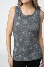 Load image into Gallery viewer, Ava Tank - Faded Black Webs