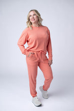 Load image into Gallery viewer, Corrine Ribbed Pullover Top - Coral