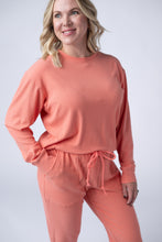 Load image into Gallery viewer, Corrine Ribbed Pullover Top - Coral