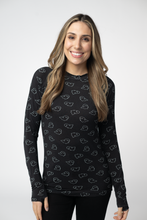 Load image into Gallery viewer, Blair Long Sleeve Top - Midnight Ghosts