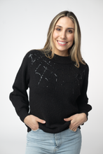 Load image into Gallery viewer, Sequin Webs Sweater