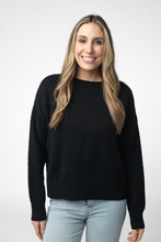 Load image into Gallery viewer, Gianna Pullover Sweater - Black