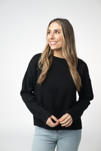Load image into Gallery viewer, Gianna Pullover Sweater - Black