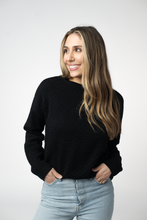 Load image into Gallery viewer, Gianna Pullover Sweater - Black