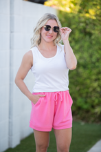 Load image into Gallery viewer, Weslie Waffle Shorts - Pink