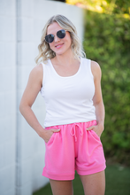 Load image into Gallery viewer, Weslie Waffle Shorts - Pink