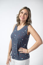 Load image into Gallery viewer, Noelle Tank - Navy Liberty Stars
