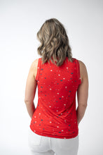 Load image into Gallery viewer, Noelle Tank - Red Liberty Stars