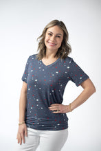 Load image into Gallery viewer, Sophie Top - Blue Liberty Stars
